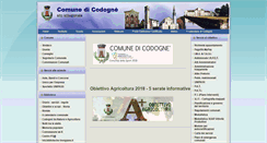 Desktop Screenshot of comune.codogne.tv.it